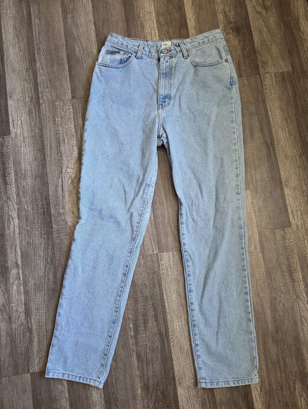 Vintage 90s Y2K Calvin Klein Classic Straight Light Wash Boyfriend Jeans Blue - Picture 9 of 16